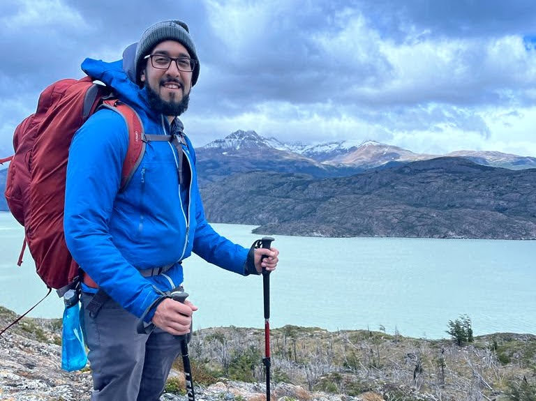 Epic shot of me and my backpack while traveling